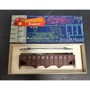Roundhouse Products HO Gauge 3-Bay Hopper Kit 1486 Western Maryland Unassembled